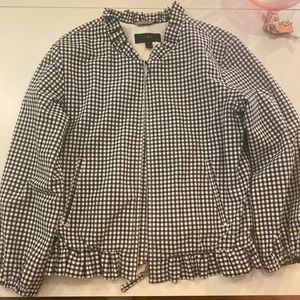 J Crew Gingham Jacket
